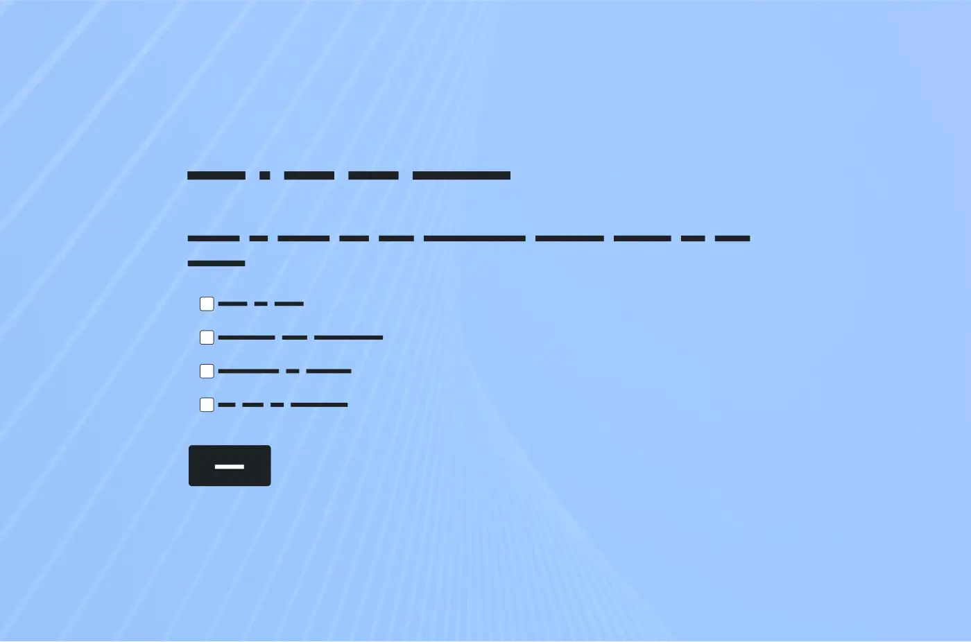 Question de sondage sur un fond bleu clair