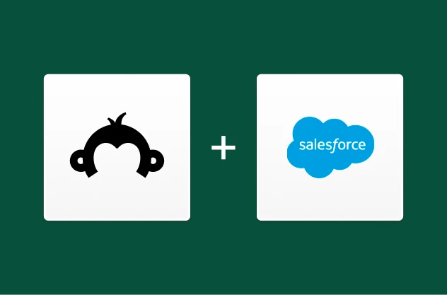 Logotipos da SurveyMonkey e do Salesforce.