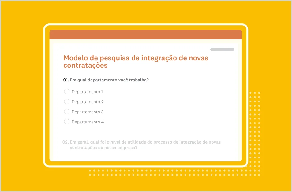 Pesquisa de integração de novas contratações