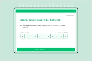 Modello di indagine sulle prestazioni dei dipendenti