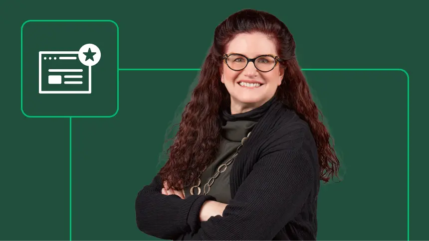 Portrætbillede af Robin Ducot, teknisk chef for SurveyMonkey